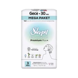 Sleepy Bio Natural Mega Gece Hijyenik Ped