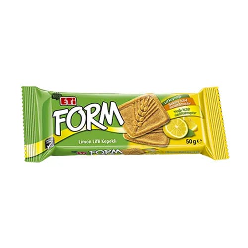 Eti Form Limon Lifli Kepekli Bisküvi