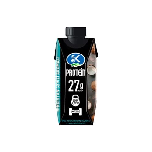 Sek Protein Hindistan Cevizi Aromalı Laktozsuz Süt