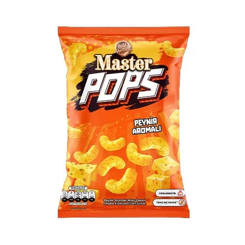 Master Pops Peynir Çeşnili Mısır Çerezi
