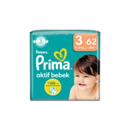 Prima Bebek Bezi Aktif Bebek Fırsat Paketi 3 Beden