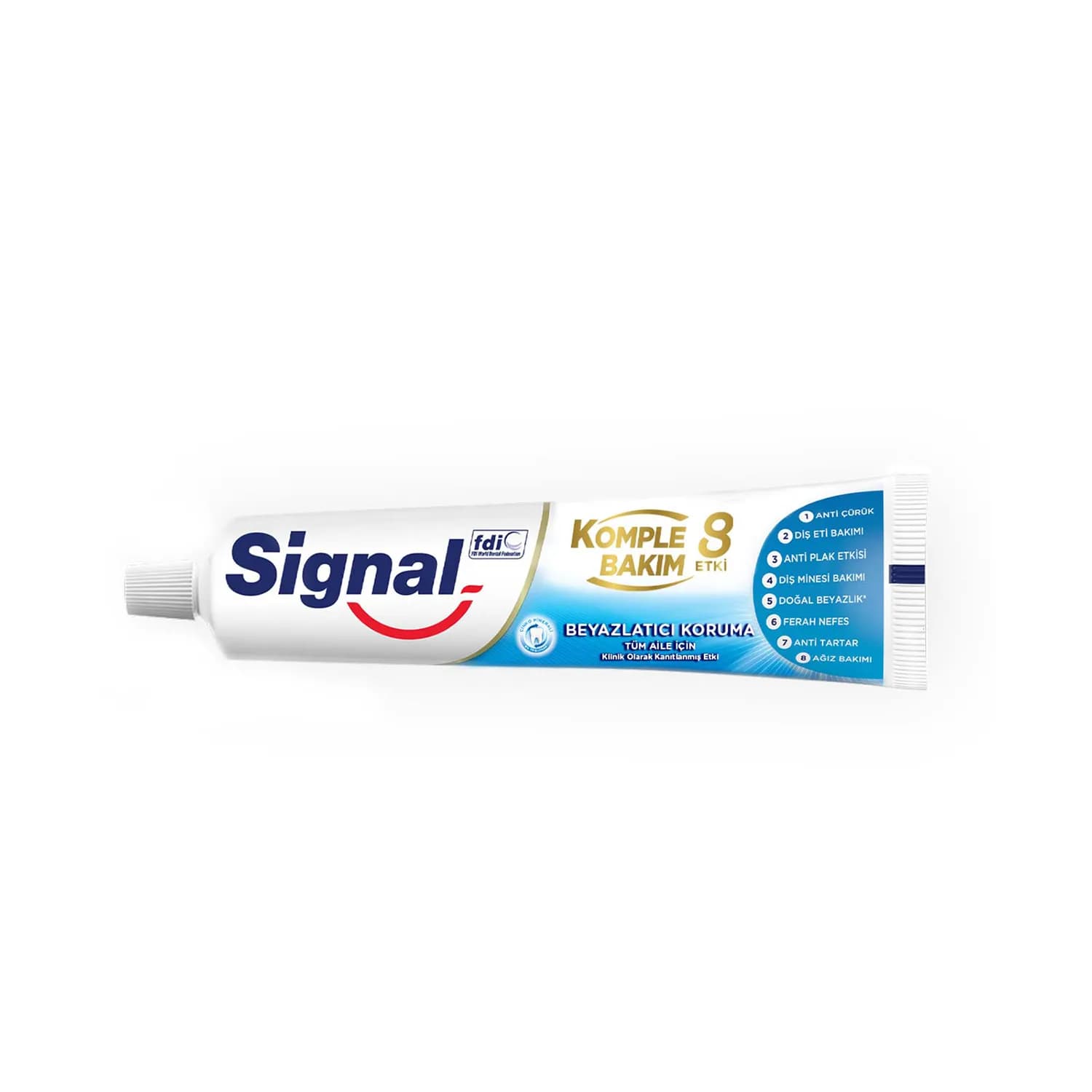 Signal Komple Bakım 8 Etki Beyazlatıcı Koruma Diş Macunu
