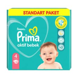 Prima Bebek Bezi Aktif Bebek 4 Beden Mini Fırsat Paketi