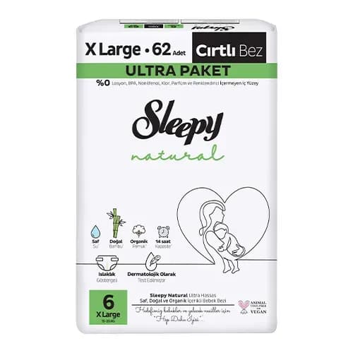 Sleepy Natural Ultra XL Bebek Bezi
