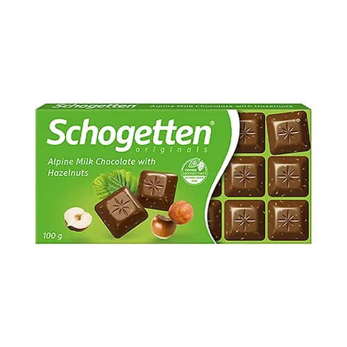 Schogetten Alpine Sütlü Fındıklı Çikolata