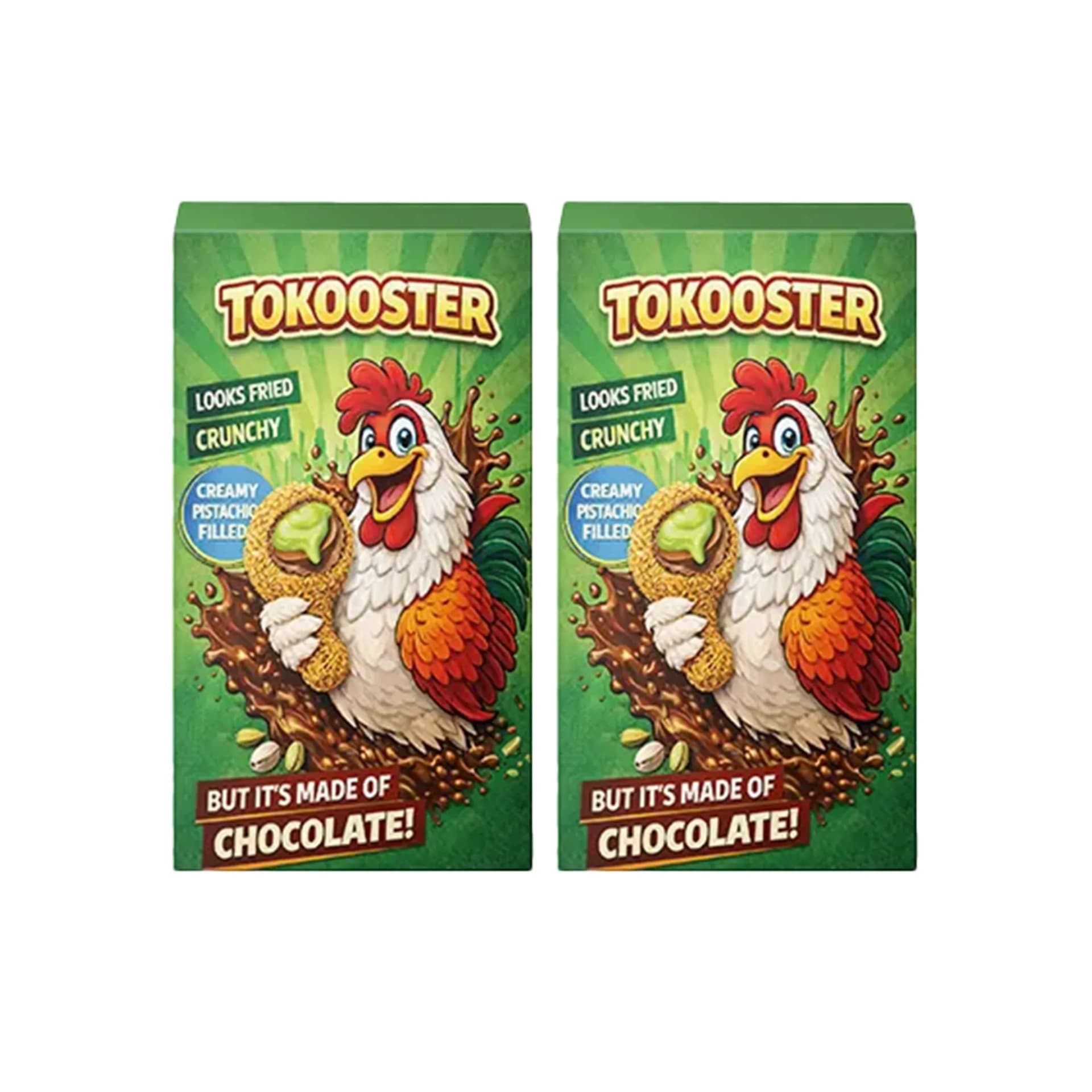 Tokooster Çıtır Tavuk Budu Çikolata Antep Fıstıklı