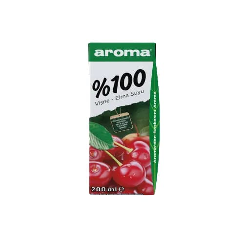 Aroma %100 Vişne ve Elma Suyu