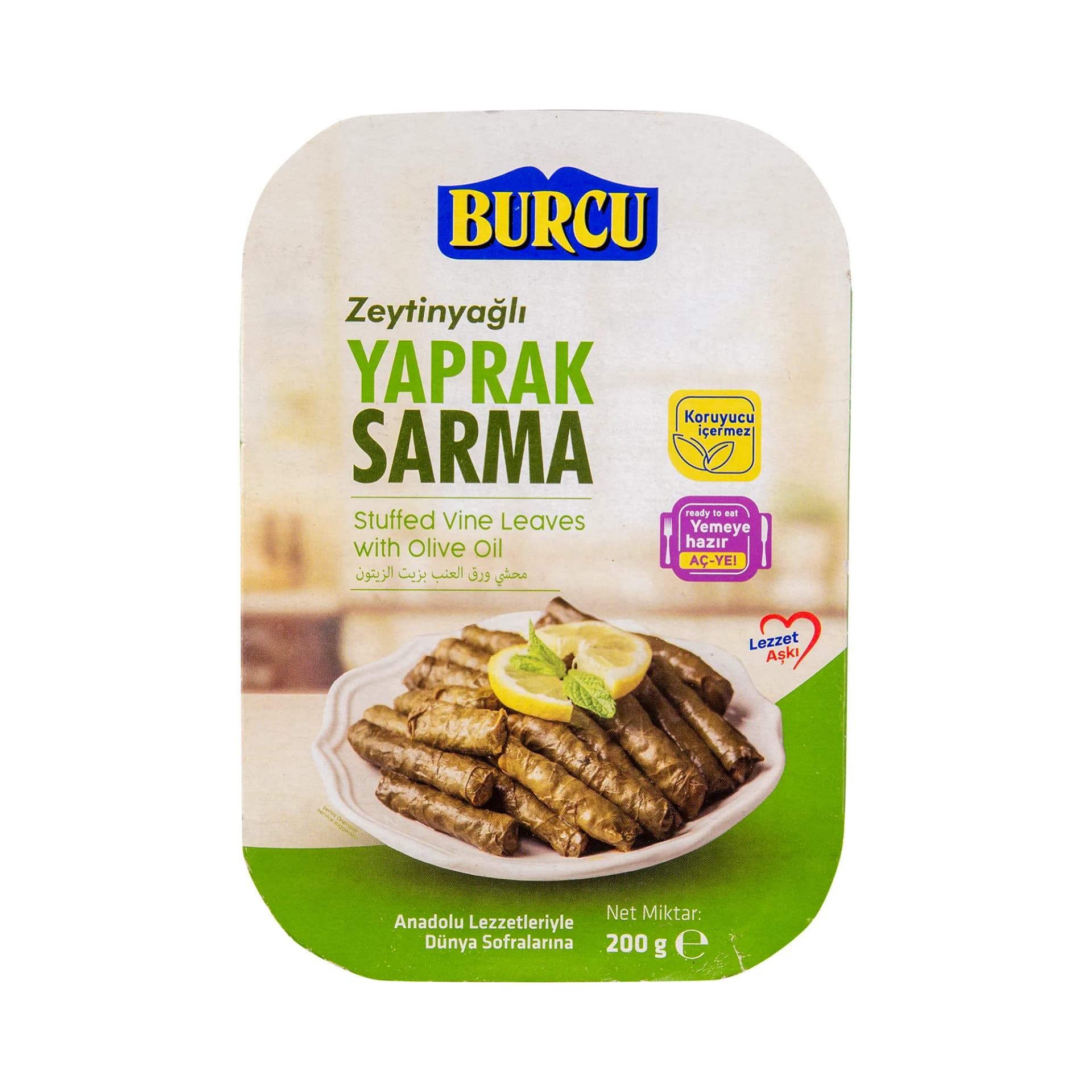 Burcu Zeytinyağlı Yaprak Sarma