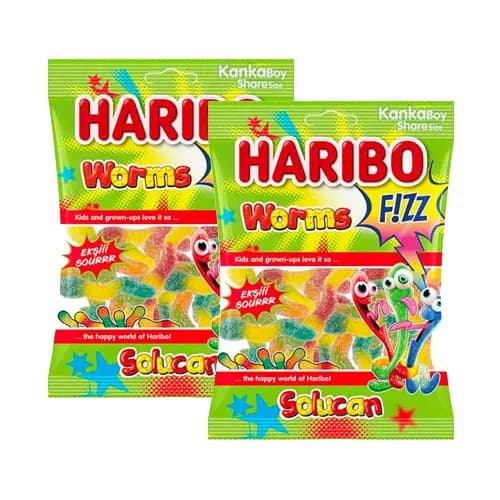 Haribo Fizz Solucan