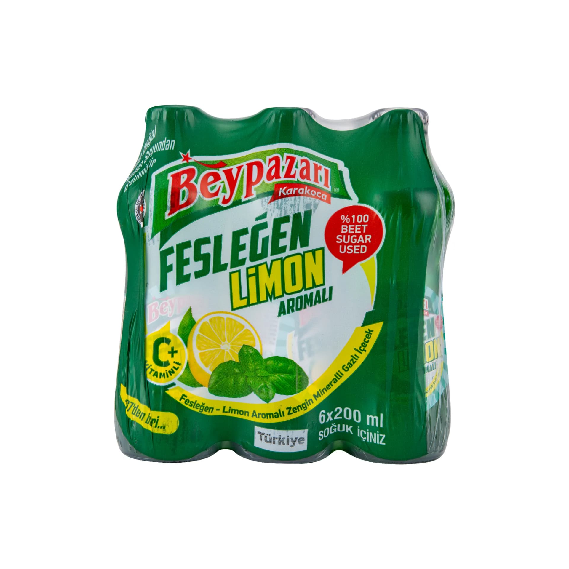 Beypazarı Limon & Fesleğen Aromalı Maden Suyu