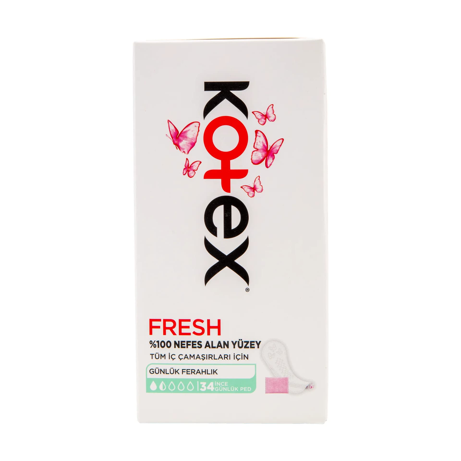 Kotex İnce Günlük Ped Parfümsüz
