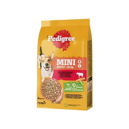 Pedigree Erişkin Küçük Irk Biftekli & Sebzeli Köpek Maması