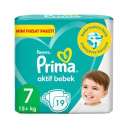Prima Bebek Bezi Aktif Bebek 7 Beden Mini Fırsat Paketi
