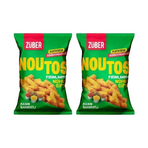 Züber Noutos Kajun Baharatlı Fırınlanmış Nohut Cipsi