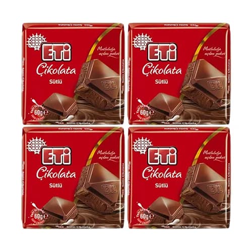 Eti Sütlü Kare Çikolata