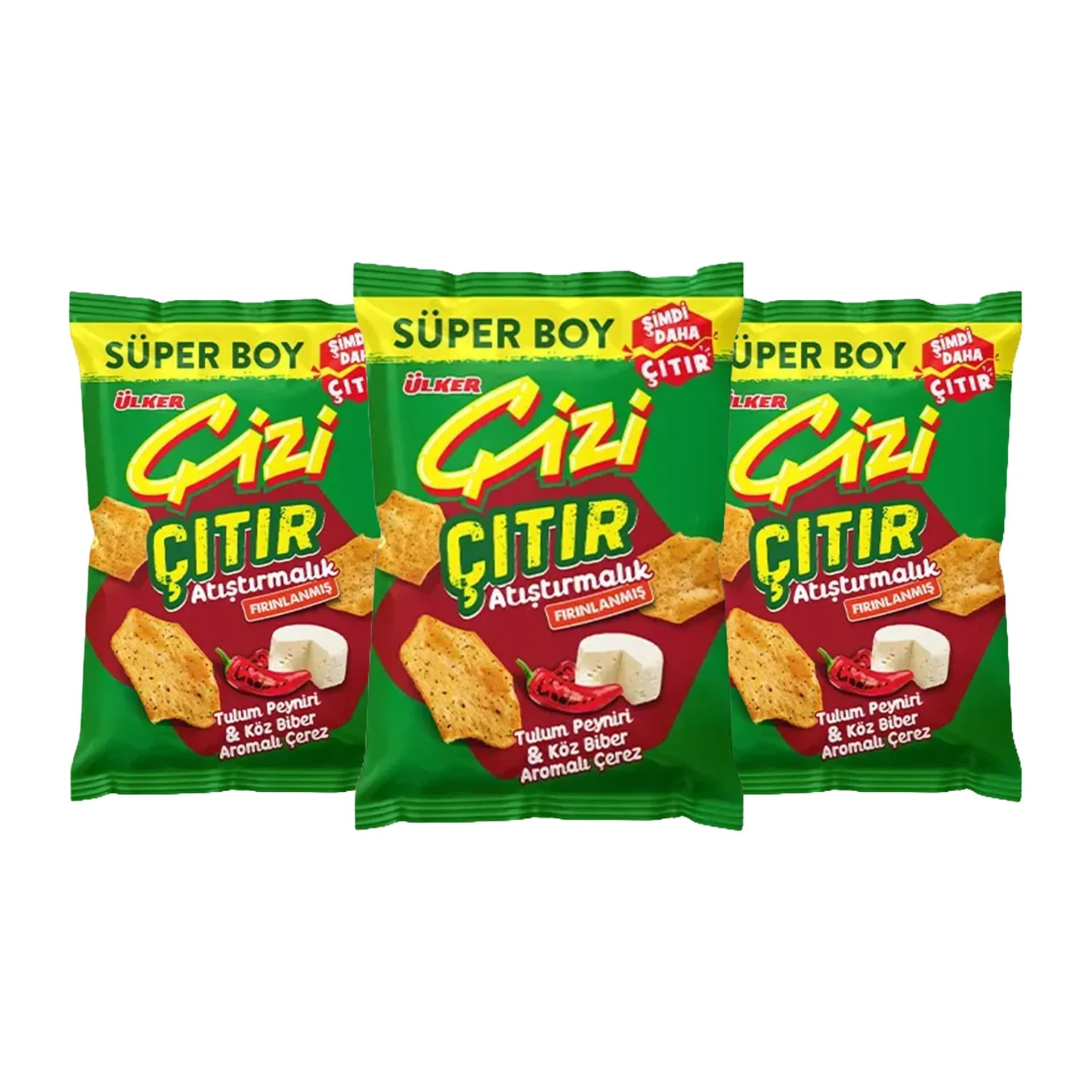 Çizi Çıtır Tulum Peyniri & Köz Biber Süper Boy