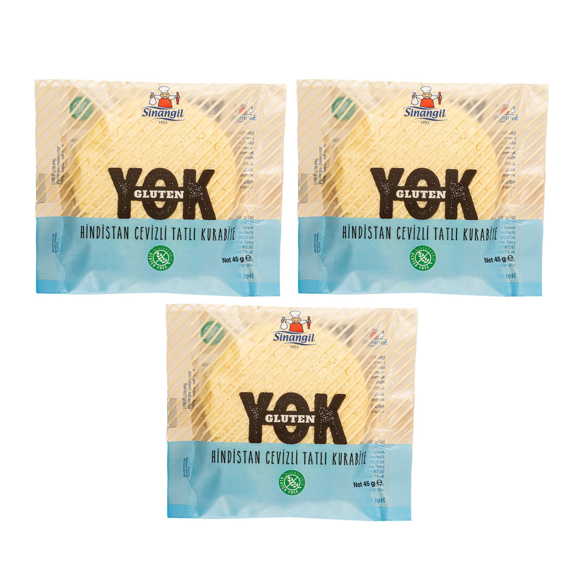 Sinangil Gluten Yok Hindistan Cevizli Kurabiye