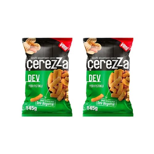 Çerezza Dev Fıstıklı Mısır Çerezi Parti Boy