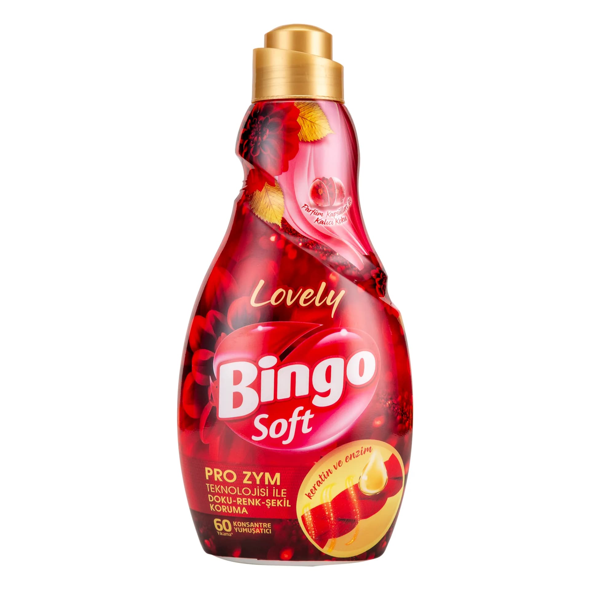 Bingo Konsantre Çamaşır Yumuşatıcı Soft Lovely 60 Yıkama