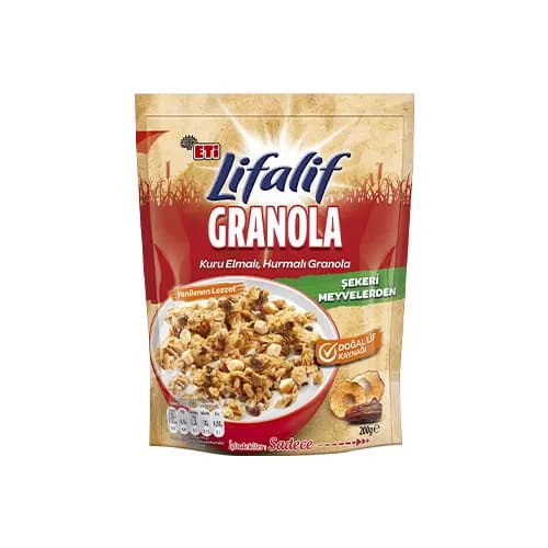 Eti Lifalif Elmalı Hurmalı Granola