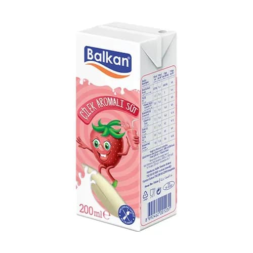 Balkan Çilekli Süt