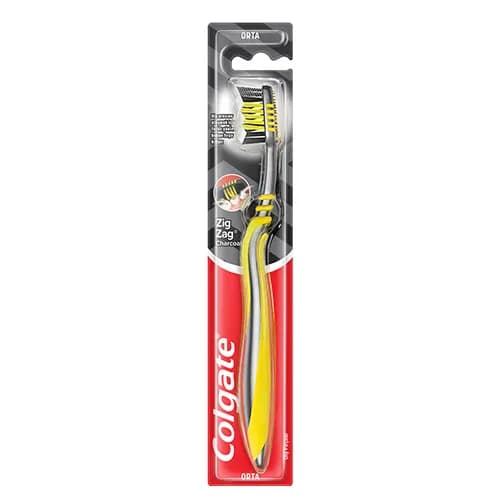 Colgate ZigZag Charcoal Orta Diş Fırçası