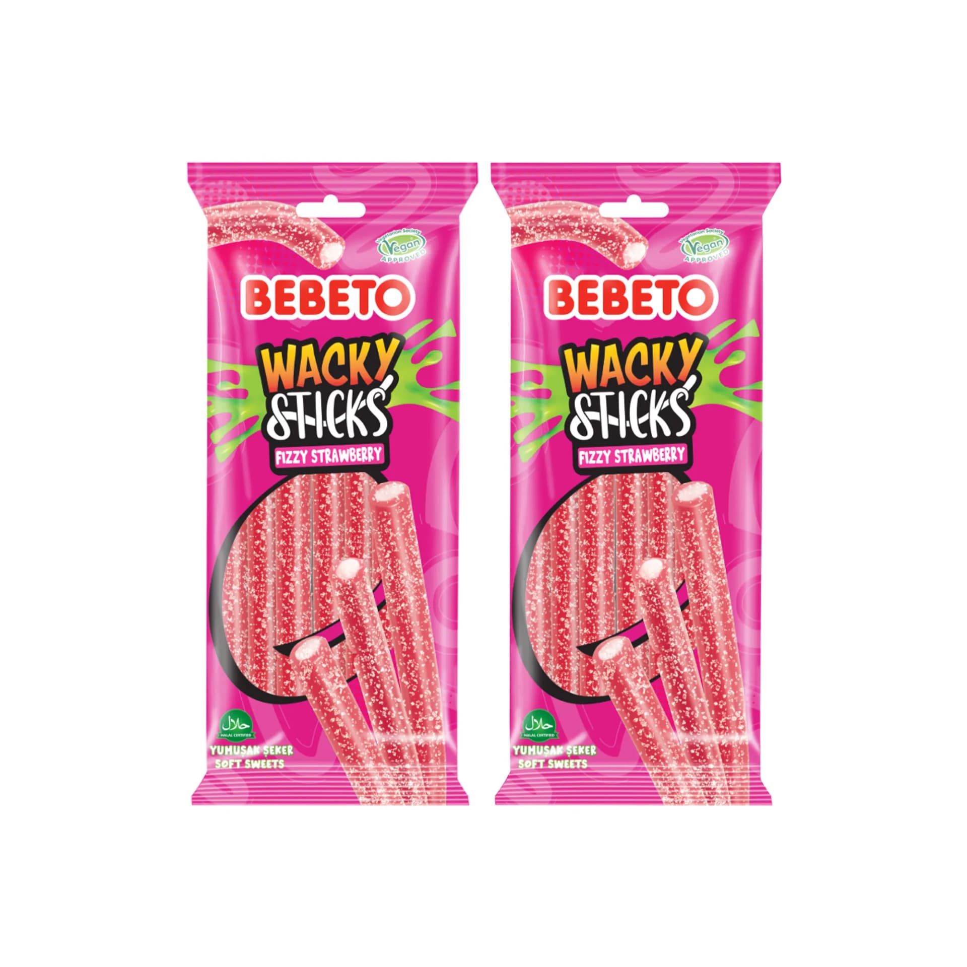 Bebeto Wacky Stick Çilek Vanilya
