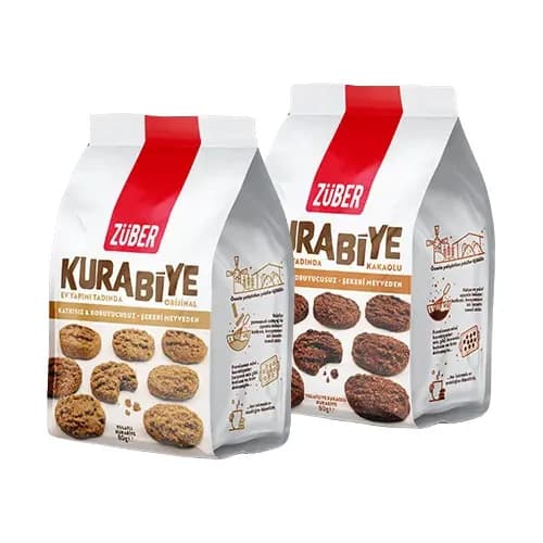 Züber Kakaolu Yulaflı & Yulaflı Kurabiye