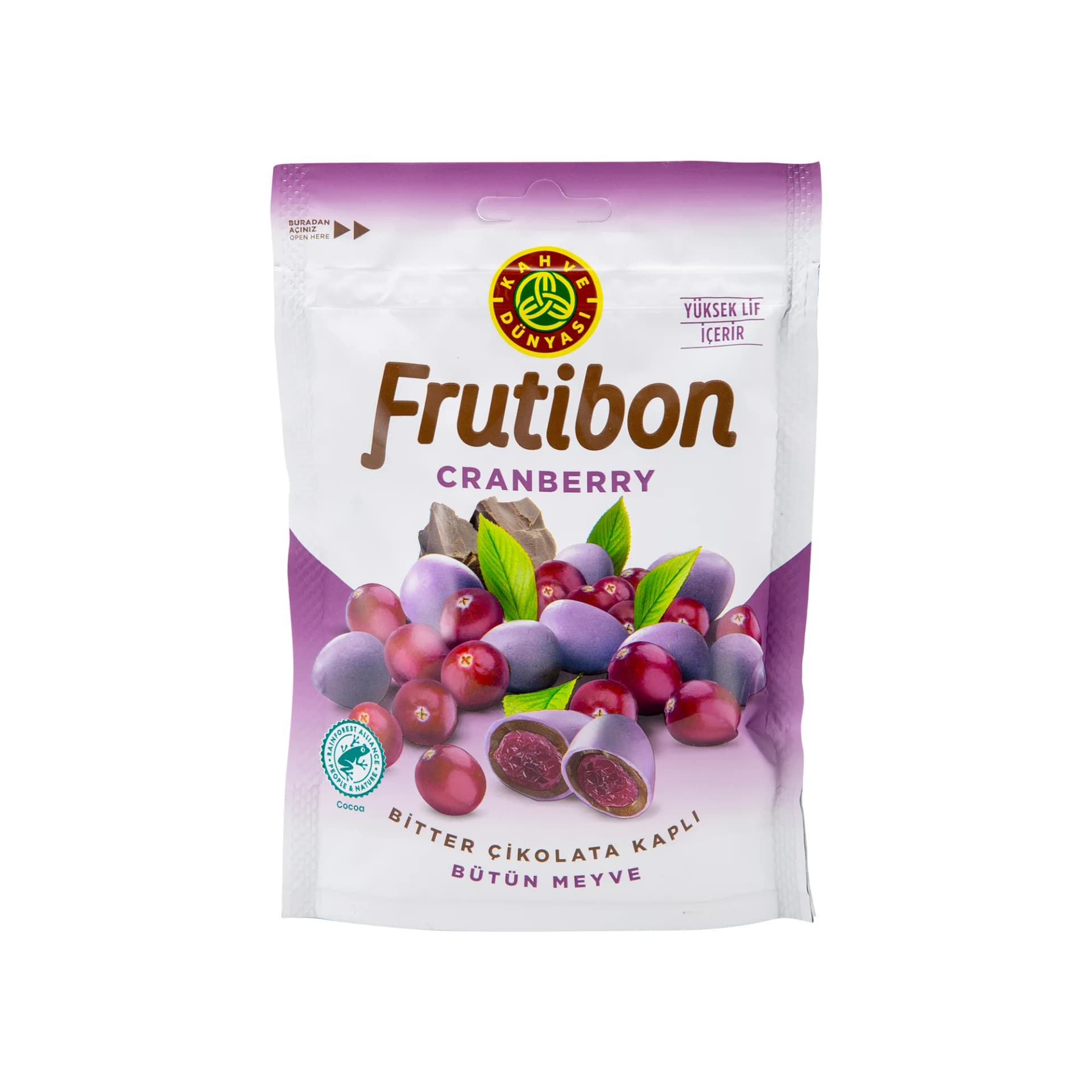 Kahve Dünyası Frutibon Turna Yemişli Bitter Çikolatalı Draje
