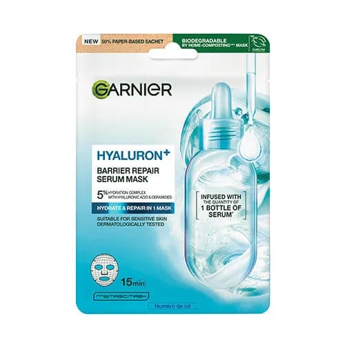 Garnier Hyaluron+ Bariyer Onarıcı Kağıt Yüz Maskesi