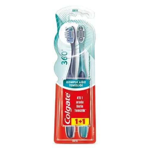 Colgate 360 Komple Ağız Temizliği Orta Diş Fırçası