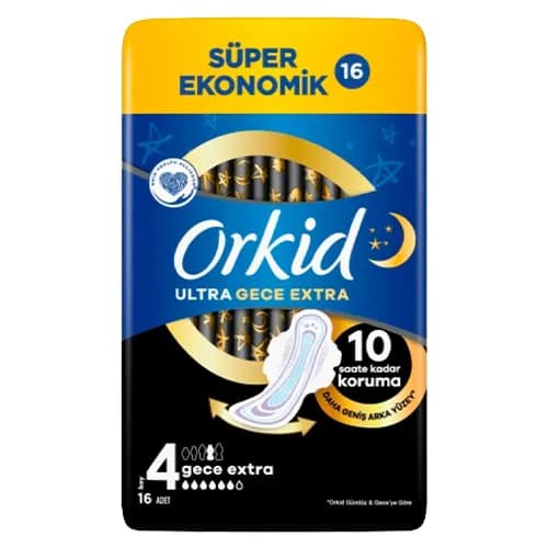 Orkid Ultra Extra Hijyenik Ped Gece