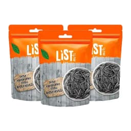 List Nuts Kavrulmuş Siyah Ayçekirdeği