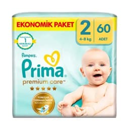 Prima Bebek Bezi Premium Care 2 Beden Ekonomik Paket