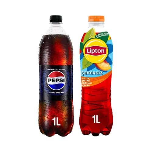 Pepsi Zero & Lipton Ice Tea Şeftali Şekersiz