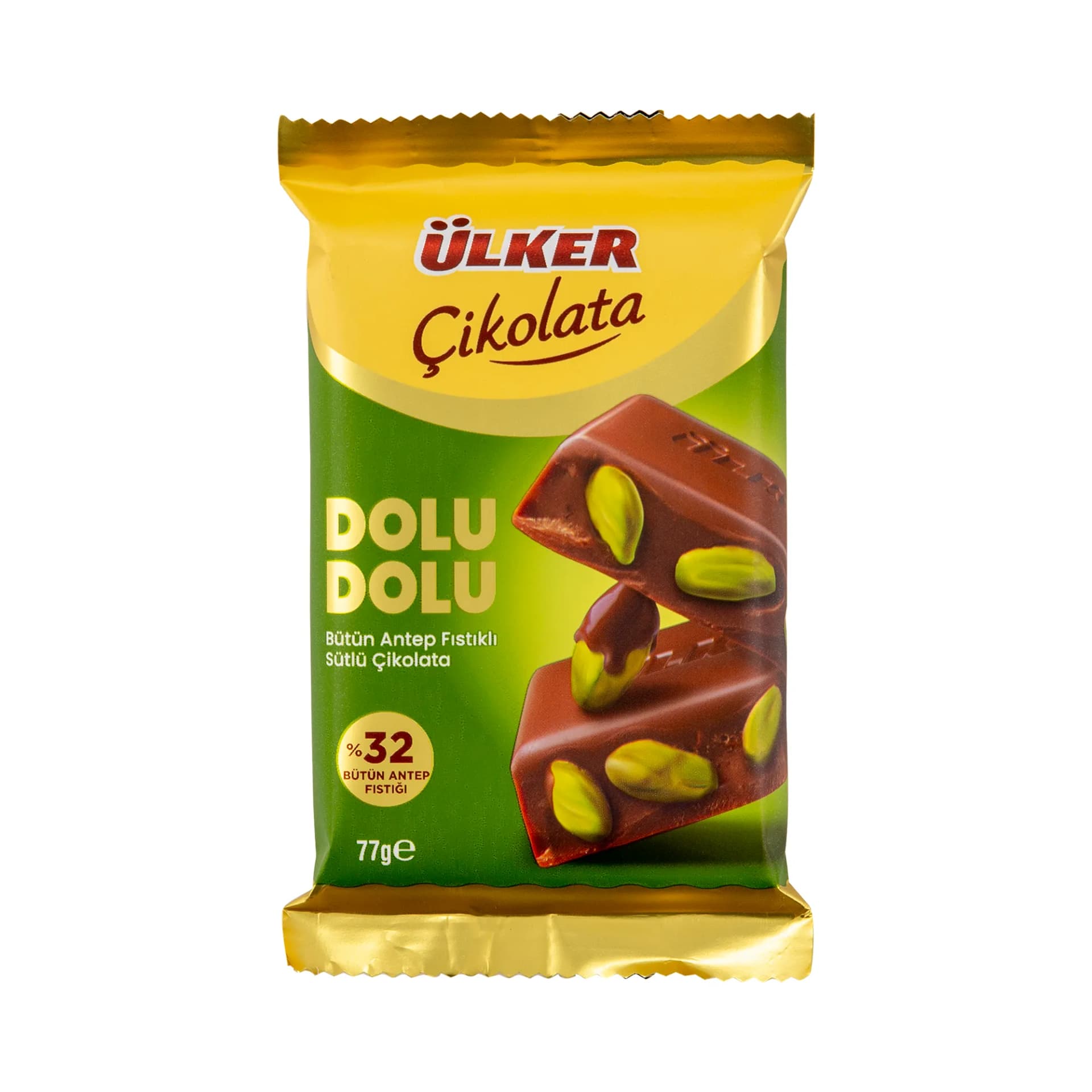Ülker Çikolata Dolu Dolu %32 Antep Fıstıklı