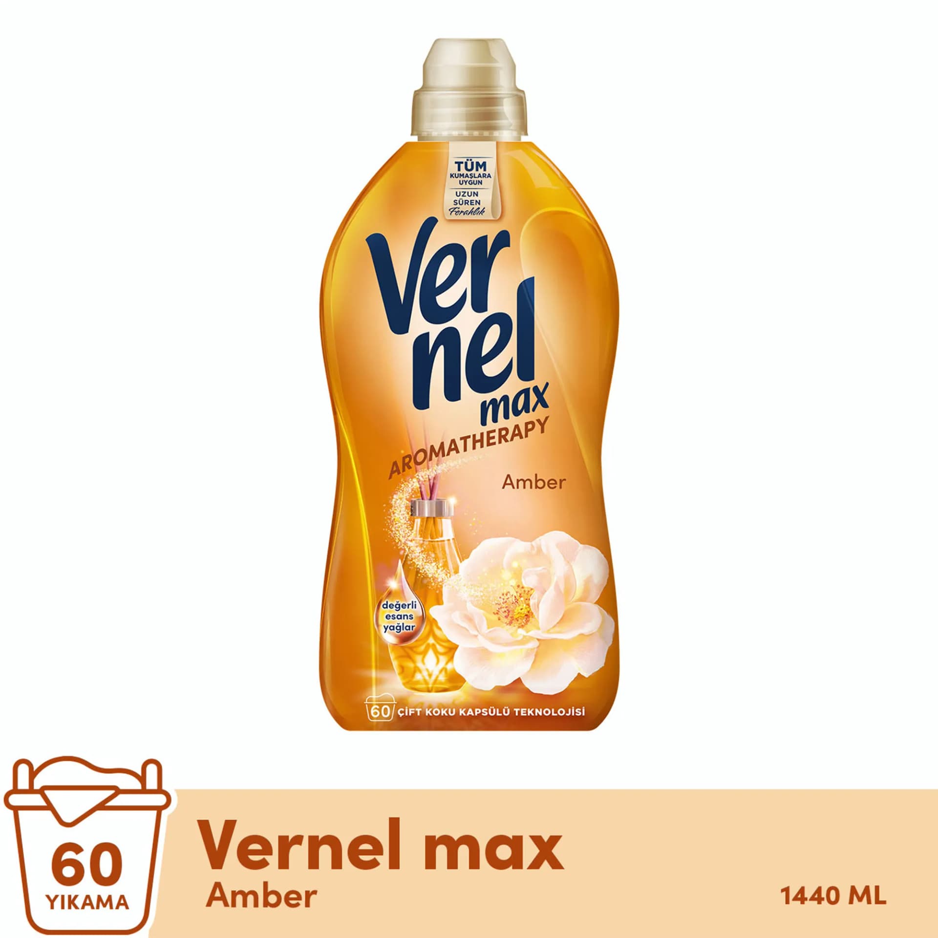 Vernel Max Konsantre Çamaşır Yumuşatıcı Amber