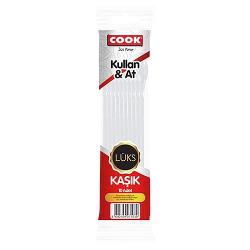 Cook Lüks Plastik Kaşık