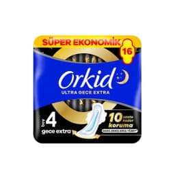 Orkid Ultra Ekstra Dörtlü Paket Gece Ekstra