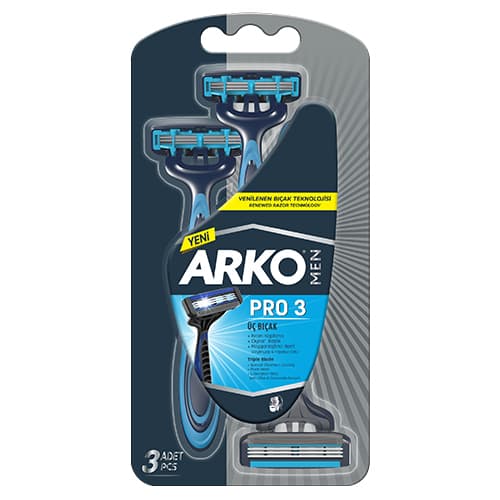 Arko Men Pro 3 Bıçaklı Tıraş Bıçağı