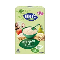 Hero Baby Sütlü Meyveli 8 Tahıllı Ek Besin