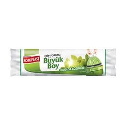 Koroplast Doğada Çözünür Büzgülü Çöp Torbası Büyük Boy