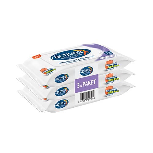 Activex Antibakteriyel Hassas Islak Mendil