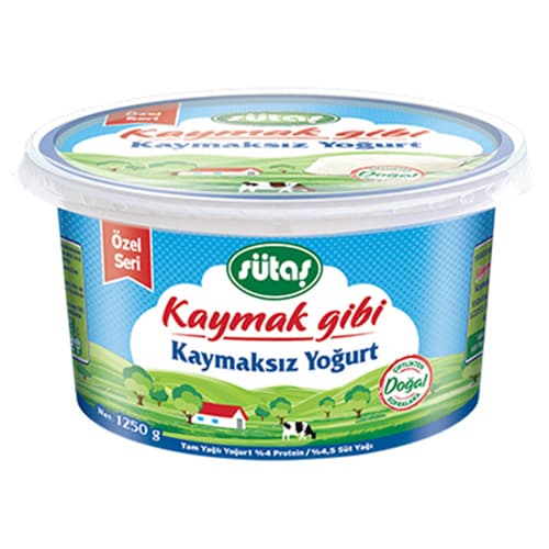 Sütaş Kaymak Gibi Kaymaksız Yoğurt