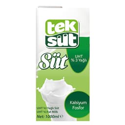Teksüt %3 Yağlı Süt