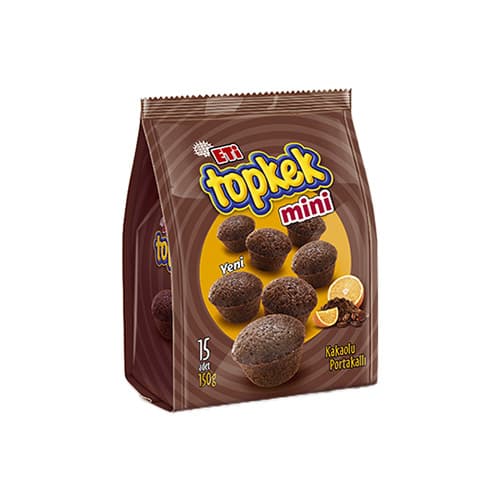 Eti Topkek Mini Kakaolu Portakallı Kek