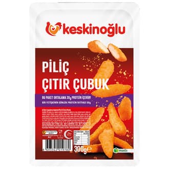 Keskinoğlu Piliç Çıtır Çubuk 300 G