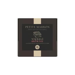 Petite Marron Vişneli Belçika Çikolatalı Brownie