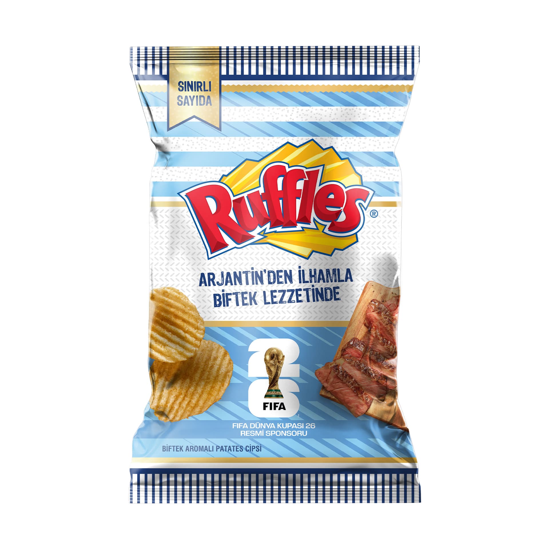 Ruffles Biftek Aromalı Cips Süper Boy