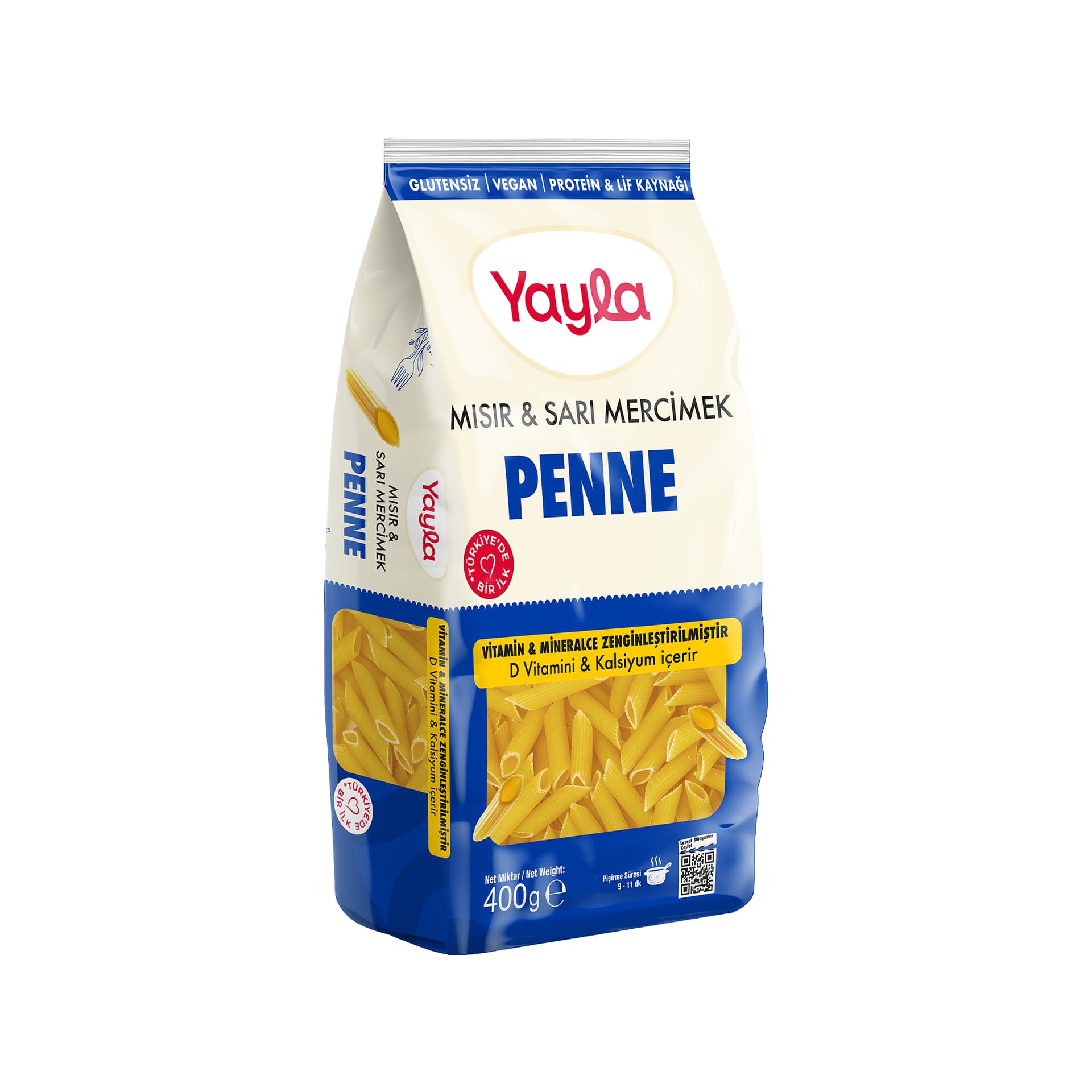 Yayla Sarı Mercimek Mısır Penne